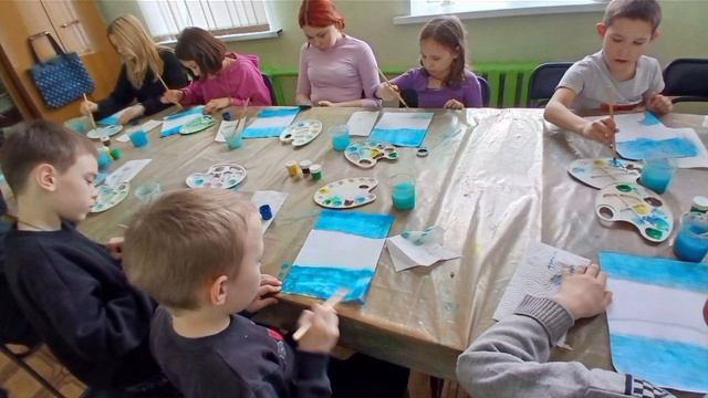 Мастер-класс по правополушарной живописи