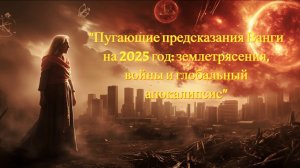 "Пугающие предсказания Ванги на 2025 год: землетрясения, войны и глобальный апокалипсис"