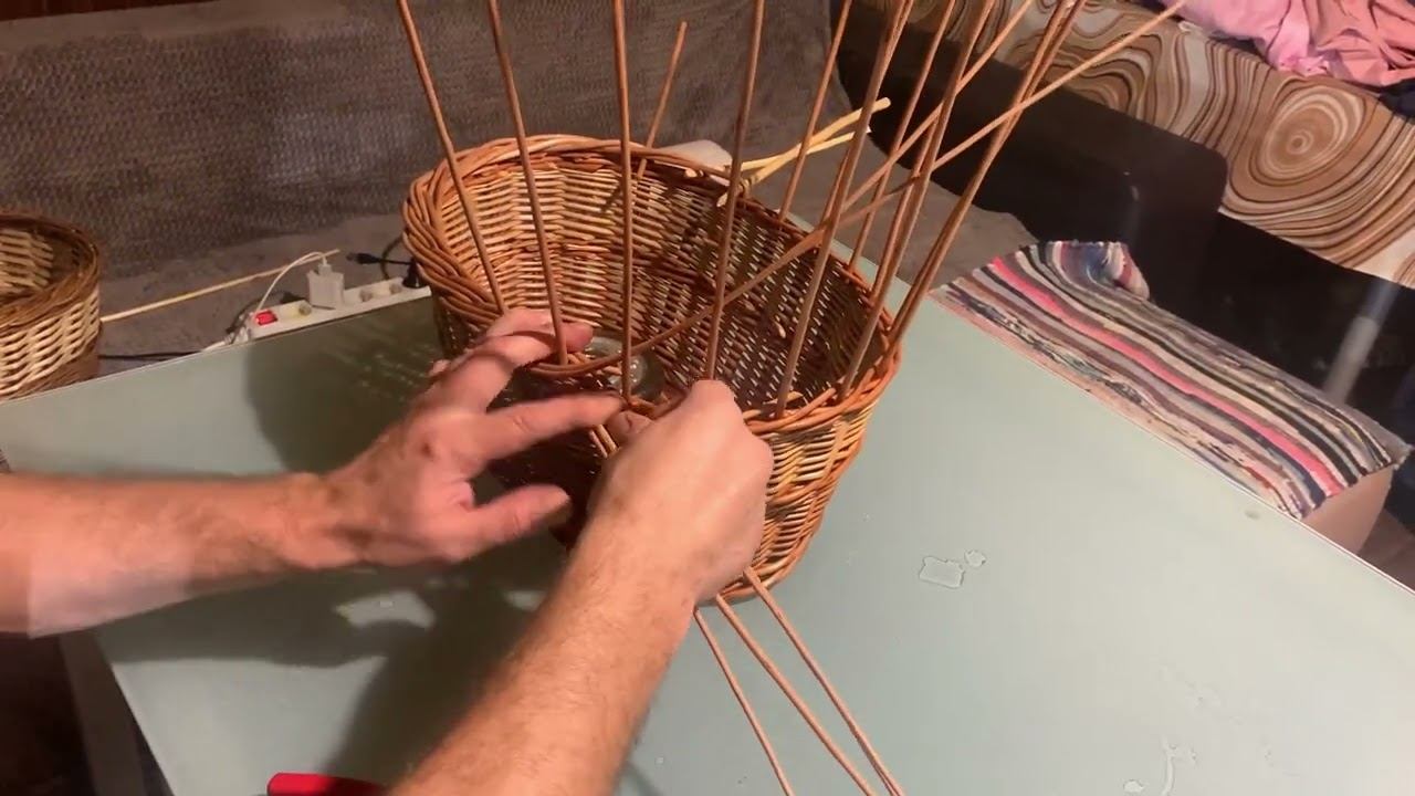 Плетение корзины. 3 ЧАСТЬ (Обвязка) смотреть онлайн