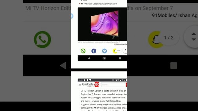 Mi tv horizon |  Proof leaks | Gadgets 360° | Sasta Unboxer | Part 4