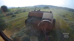 Пресс-подборщик "Киргизстан" с немецким вязальным: обзор валков.