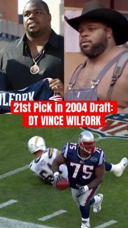 Vince Wilfork: 21st pick in 2004 Draft #countdowntodraft