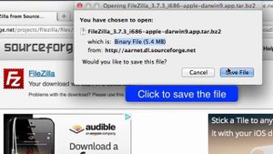 How to install FileZilla on a Mac