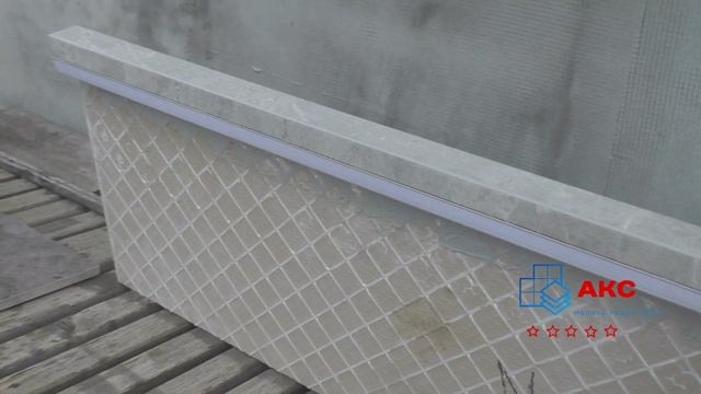 Две разновидности ступень из керамогранита и дозаторы для жидкого мыло!