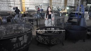 Костровые чаши: разные диаметры наглядно!