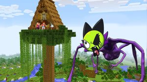 😱 Я СПРЯТАЛАСЬ в ДОМЕ на ДЕРЕВЕ от НОВОЙ СПРУНКИ в МАЙНКРАФТ