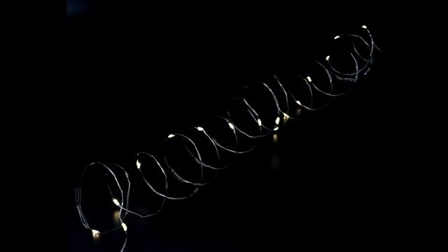 Светодиодная гирлянда Роса, 20 м, 200 теплых белых LED ламп, контроллер, IP20    725-0068