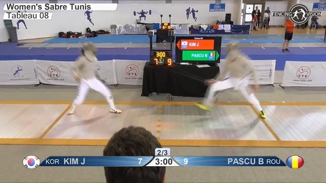 FE 2018 471 T08 02 F S Individual Tunis TUN WC YELLOW KIM KOR vs PASCU ROU смотреть онлайн