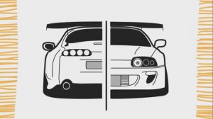 Как нарисовать машину Toyota Supra | Передние и задние | Шаг за шагом