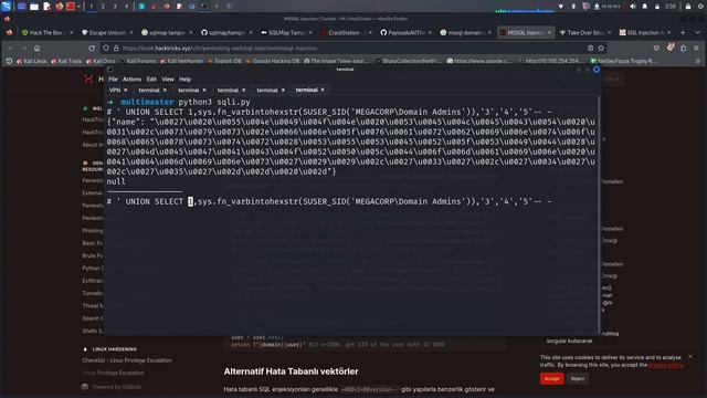 Web Pentesting & Active Directory | SQLinjection,Python,cefdebug,BloodHound,PrivEsc