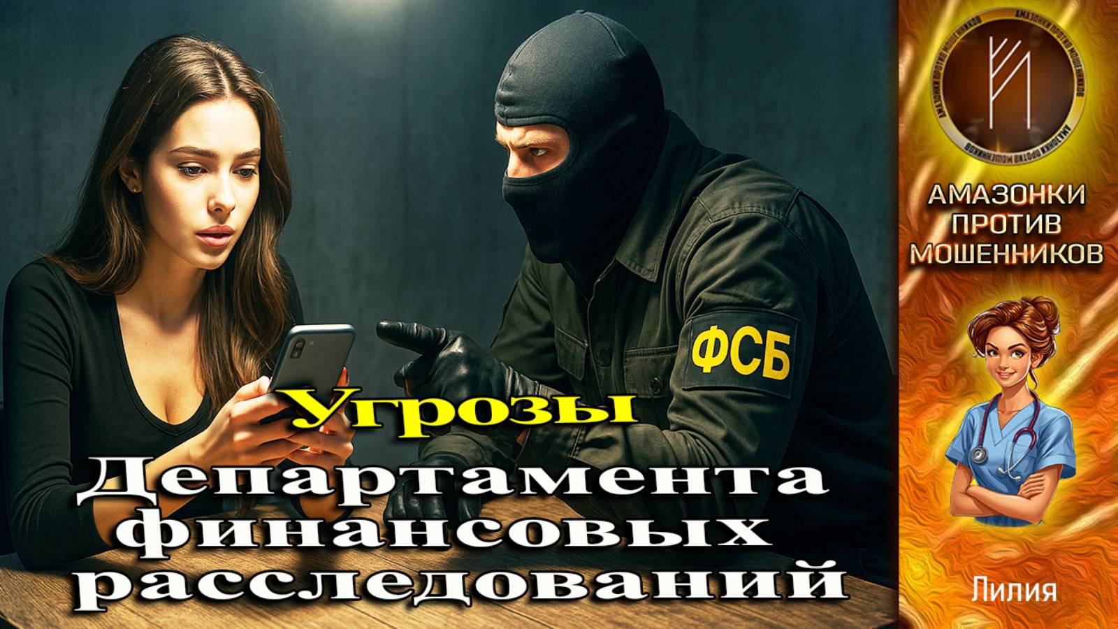 Подрыв работников финансовых структур. Лилия. Телефонное мошенничество