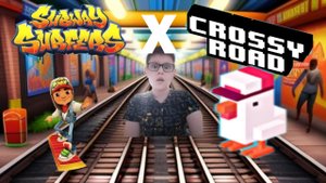 Вышла Коллаборация с subway surfers x crossy road