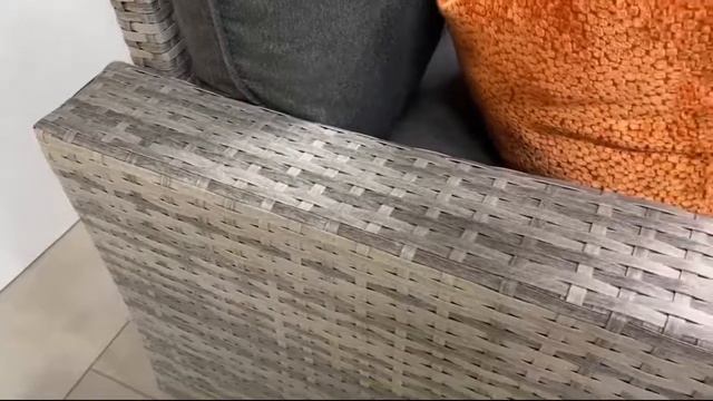 Chimes - Stone Grey Milan Compact Corner Dining Set with Rising Table смотреть онлайн