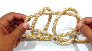 Как укоротить веревку не разрезая | Удивительный трюк с веревочным узлом
