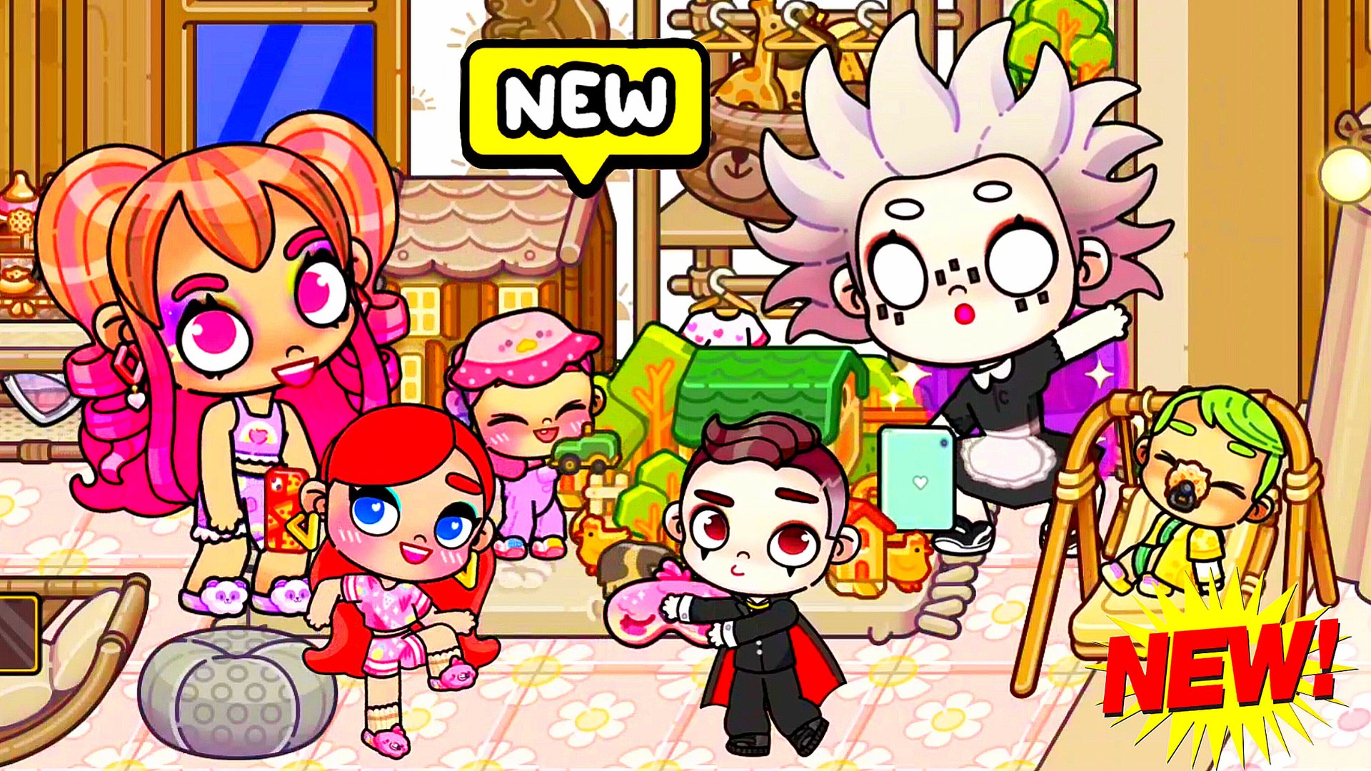 ОДНИ ДОМА И НОВЫЙ ПРИЗРАК?😱 Avatar World ТРЕШ!❤️ смотреть онлайн