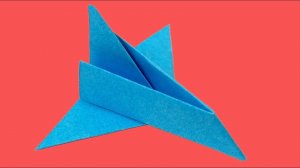 Крутой самолёт истребитель оригами