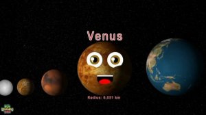 Planet Size Comparison Song Reverse