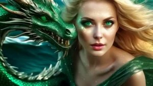 Дева и Дракон, авторская песня о любви прекрасной девы и дракона. Голос и музыка ИИ.