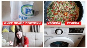 ФИКС ПРАЙС Купила ЛУЧШЕЕ / Уборка / Стирка / Что с руками / Каникулы начались / Пурга за окном