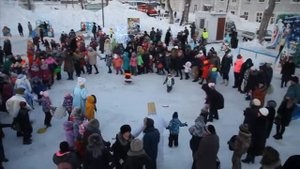 Зимний городок открыт. Николаевск-на-Амуре