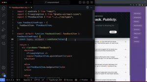 106. Toggle OpenClose Feedback Item