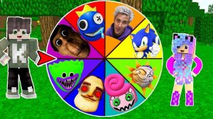 Нашли КРУТОЕ SCP КОЛЕСО ФОРТУНЫ СИНИЙ РАДУЖНЫЙ ВЛАД А4 СОНИК ОБУНГА ХАГГИ ВАГГИ СОЛНЦЕ В МАЙНКРАФТ