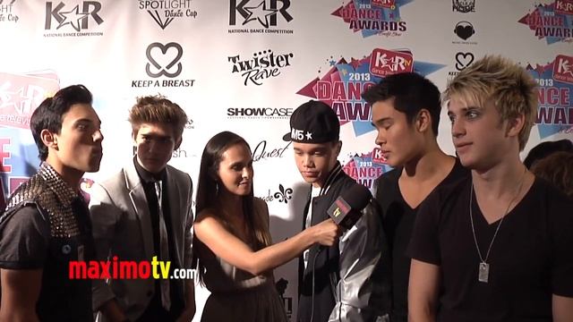 IM5 Band INTERVIEW at KARtv Dance Awards 2013 at MGM Grand Las Vegas смотреть онлайн