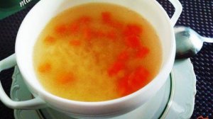 Куриный бульон с вермишелью