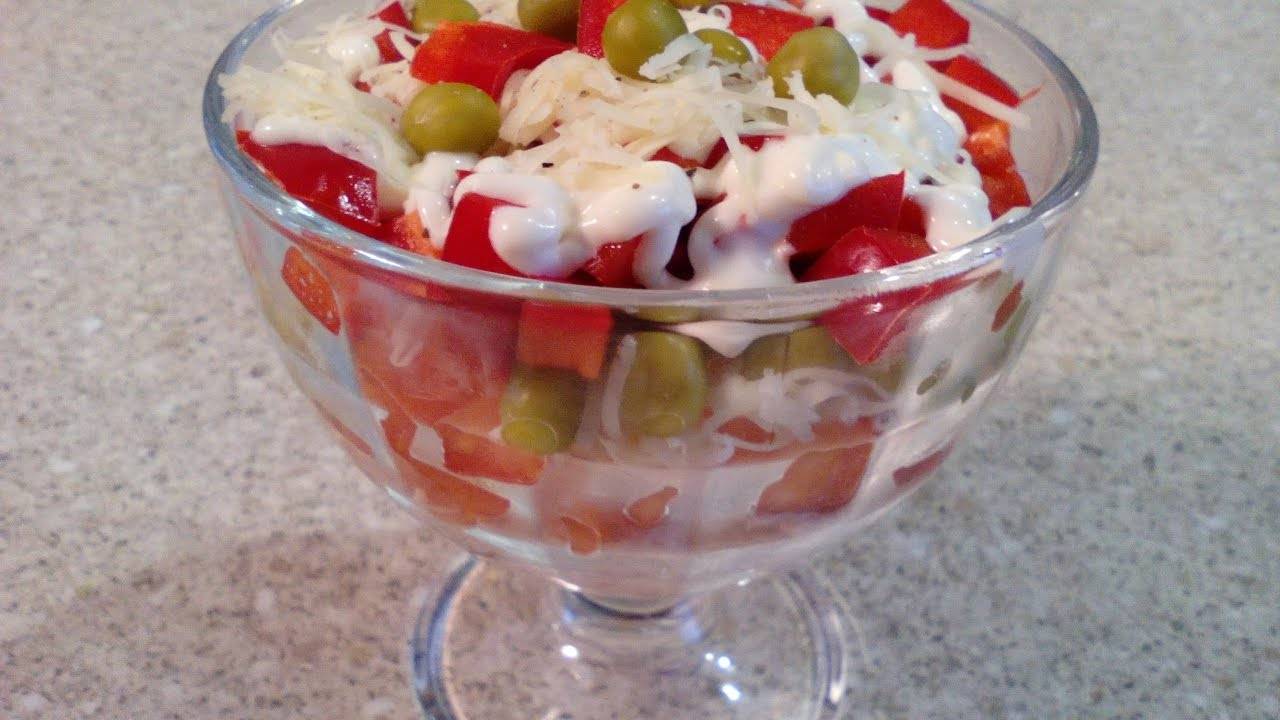 САЛАТ НА ПРАЗДНИЧНЫЙ СТОЛ! Праздничный салат-коктейль "Нежность"! смотреть онлайн