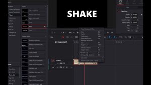 How To Make Shaking Text In Davinci Resolve 18 | Text Shake Effect