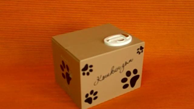 74063 копилка кот Барсик в коробке. www.kars.ru смотреть онлайн