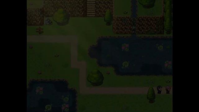 turning my boyfriend and myself into game characters | rpgmaker mv  no parallax maps test v.1