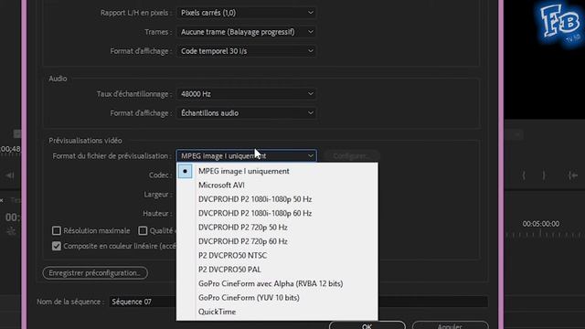 Premiere Pro - RÉGLAGES de SÉQUENCE смотреть онлайн