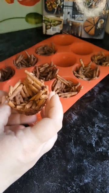 Шоколадные пасхальные гнезда 🤤👍