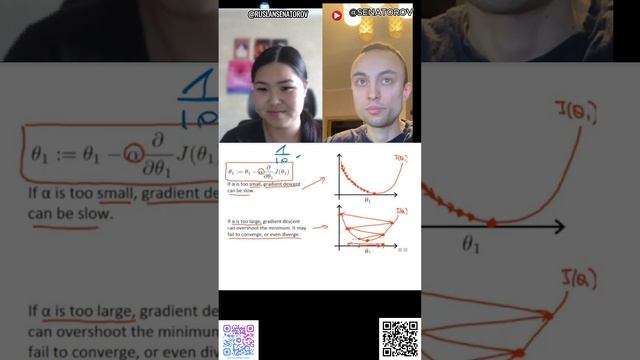 ч10.Градиентный спуск и Субградиент. Скорость обучения.Гиперпараметры.Линейная регрессия на python смотреть онлайн