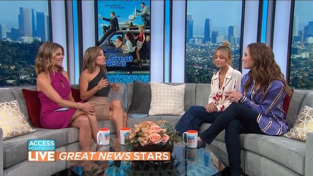 Nicole Richie  Briga Heelan Share Their Hilarious Great News Sisterhood  Access Hollywood