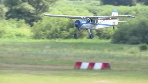 Полет Як-12 на 18 СЛА в Первушино