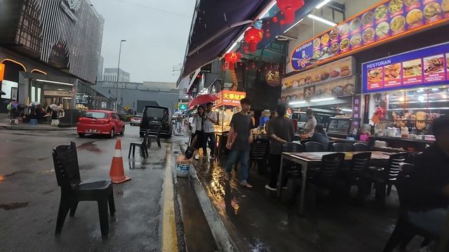 Malaysia, Kuala-Lumpur, Букит Бинтанг - гуляю по улице с кафешками 15 фев., Куала-Лумпур, Малайзия