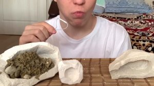 🍀ASMR🍀ЕМ МЕЛ🍀Eating chalk🍀Грызу мел