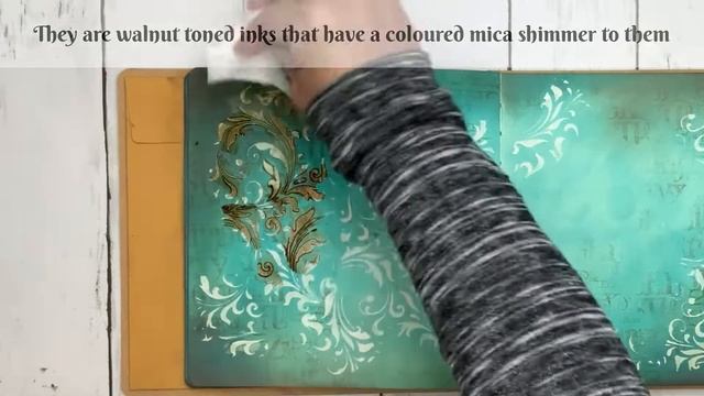 Create A Stellar Art Journal Spread With Distress Oxide Inks & Stunning Stamperia Paper! смотреть онлайн