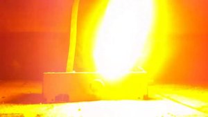 Горение марганцовки с порохом.