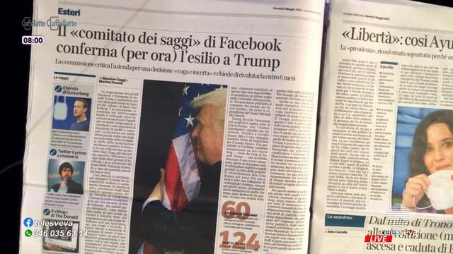 +++CAFFELLATTE+++ Conduce Francesco Donato, in studio Stefano Massaro. Ospite Antonio Manno.