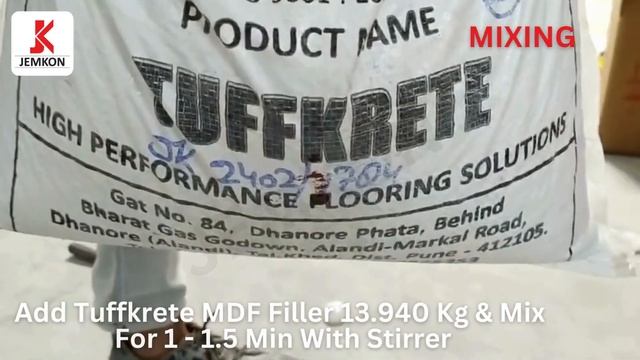 Application process of PU Concrete - 2