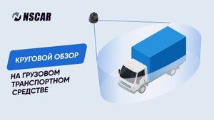 Комплект кругового обзора 360 NSCAR для грузового транспорта особенности установки