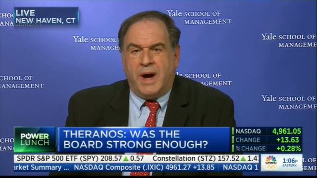 CNBC - Bill George: Theranos under fire