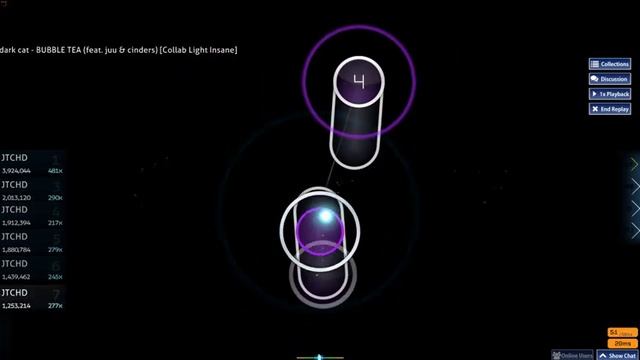 osu! - Bubble Tea ( Collab Insane ) ( Keyboard + XP 430s Pen ) смотреть онлайн
