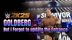 SHOCKING WWE 2K25 Mod Adds Goldberg with a HILARIOUS Entrance Fail!
