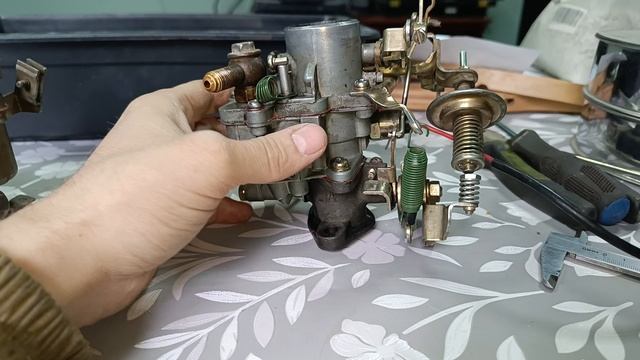 Замена карбюратора на вилочном погрузчике с NISSAN A 15.