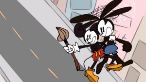 Mickey mouse and Oswald the lucky rabbit #ibispaint #capcut #epicmickey
