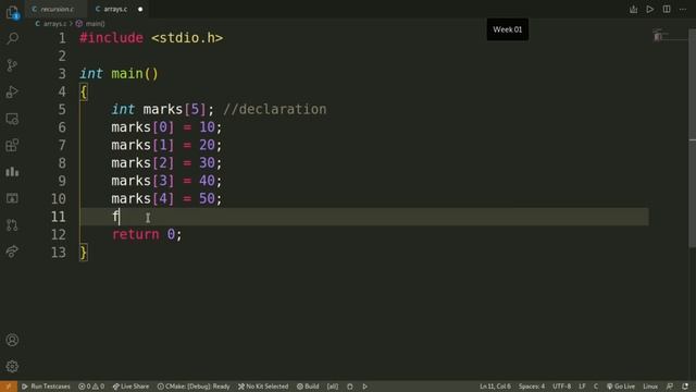 Arrays in C Programming | Arrays With Example | C Language Tutorial in Hindi | Tech Blooded